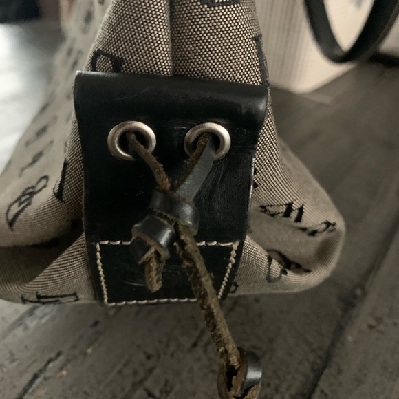 Dooney & Bourke Black/Grey Signature Women's Purse Preloved in great condition - Picture 3 of 6